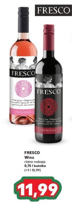 Wino Fresco sweet promocja