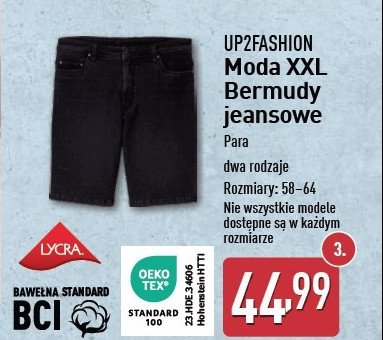 Bermudy m臋skie jeansowe 58-64 Up2fashion promocja