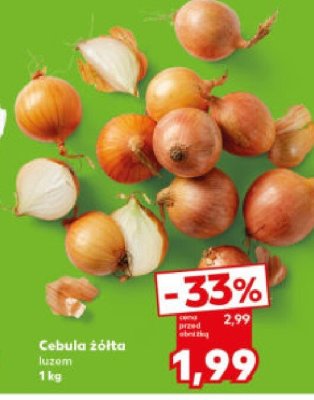 Cebula żółta  promocja w Kaufland