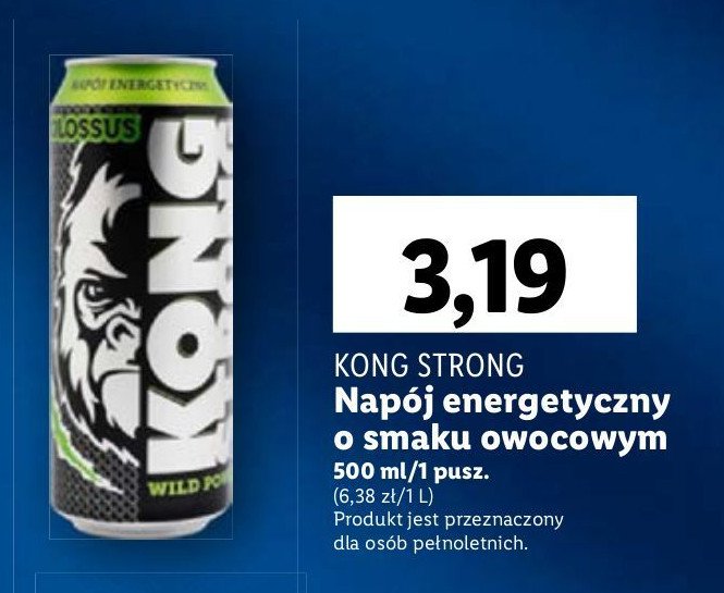 Napój mojito Kong strong wild power promocja