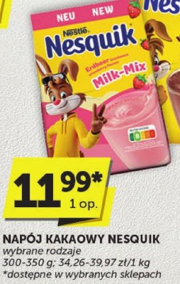 Napój kakaowy Nesquik wybrane rodzaje promocja w Groszek