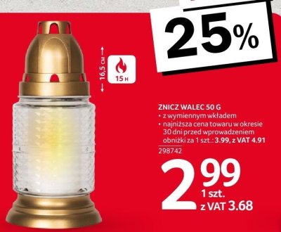 Znicz walec promocja w Selgros