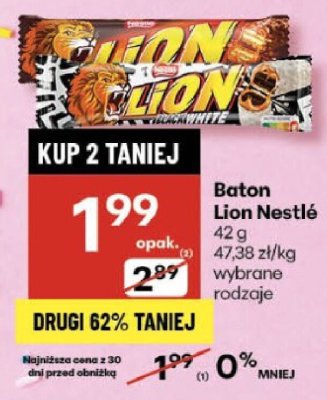Baton Lion Nestlé promocja w Delikatesy Centrum