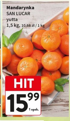 Mandarynka SAN LUCAR yutta promocja w Intermarche