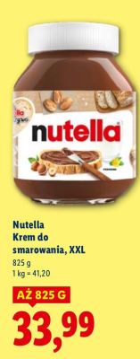 Krem do smarowania Nutella XXL promocja w Lidl