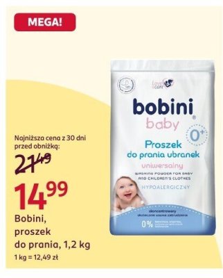 Proszek do prania Bobini, 1,2 kg promocja w Rossmann