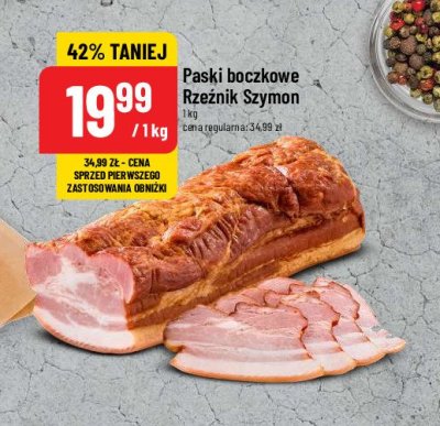 Paski boczkowe Rzeźnik szymon poleca promocja