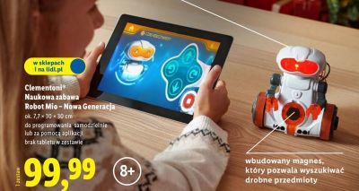 Zabawka Naukowa zabawa Robot Mio - Nowa Generacja promocja w Lidl