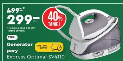 Generator pary Express Optimal SV4110 promocja w Biedronka