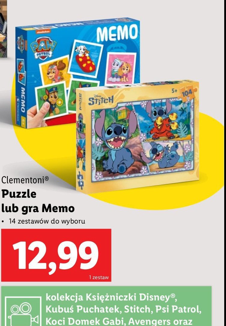 Gra memo psi patrol Clementoni promocja w Lidl