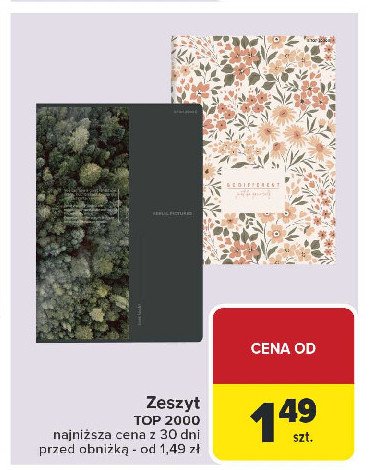 Zeszyt a5 Top-2000 promocja