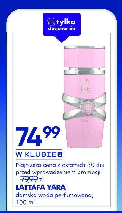 Woda perfumowana Lattafa yara promocja