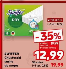 Ściereczki dry do kurzu Swiffer promocja