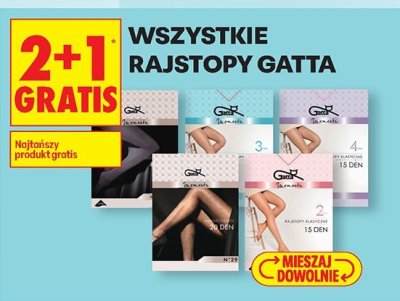 Rajstopy Gatta różne rodzaje promocja w Biedronka