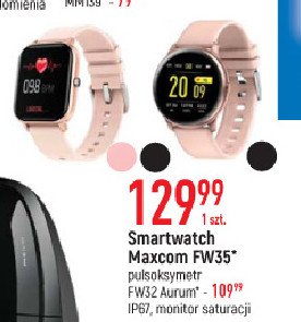 Smartwatch fit fw35 aurum różowy Maxcom promocja