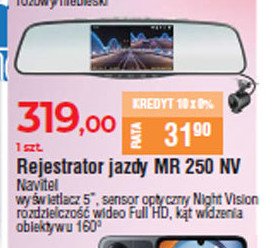 Rejestrator jazdy mr 250 nv Navitel promocja