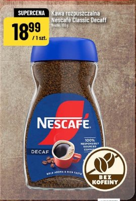 Kawa rozpuszczalna Nescafé Classic Decaff promocja w POLOmarket