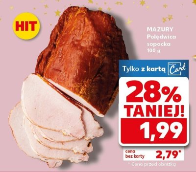 Polędwica sopocka MAZURY 100 g promocja w Kaufland