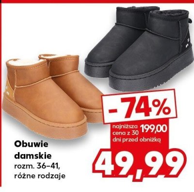 Obuwie damskie rozm. 36-41 różne rodzaje promocja w Kaufland