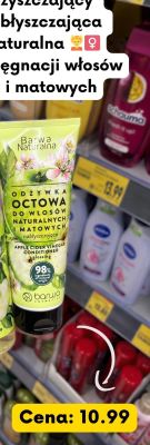 Odżywka octowa do włosów naturalnych i matowych nabłyszczająca promocja w Kaufland