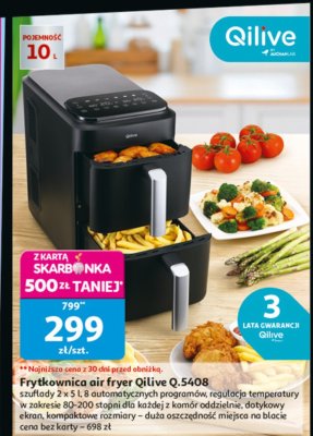 Frytkownica air fryer Qilive Q.5408 promocja w Auchan