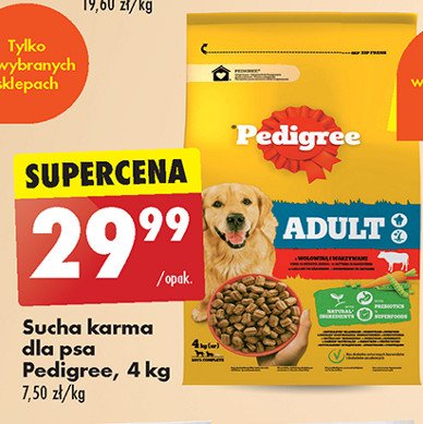 Karma dla psa wołowina z warzywami Pedigree promocja