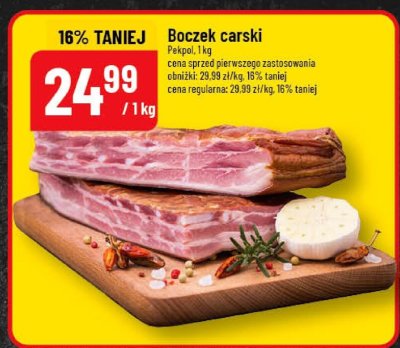 Boczek carski 1 kg promocja w POLOmarket