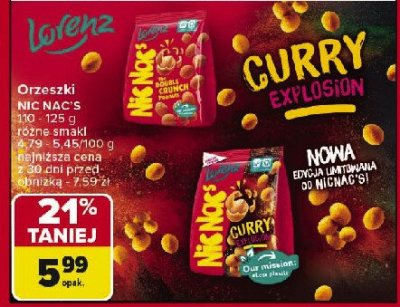 Orzeszki curry explosion Lorenz nic nac's promocja