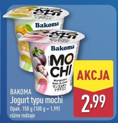 Jogurt typu mochi  promocja w Aldi