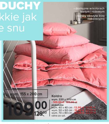 Poduszka biała 70 x 80 cm promocja w Jysk