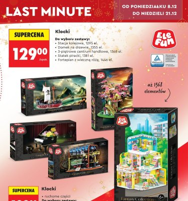 Klocki 3-piętrowe centrum handlowe promocja w Biedronka