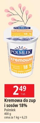 Śmietana kremowa 18% Polmlek promocja