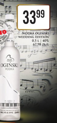 Wódka Ogiński Wedding Edition 0.5 l promocja w Dino