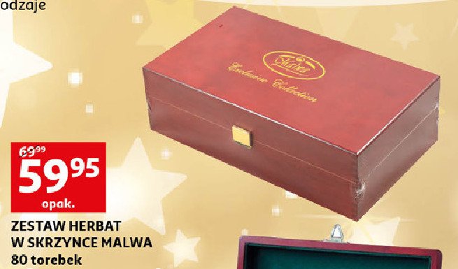 Zestaw prezentowy skrzynka herbat Malwa zestaw Malwa tea promocja