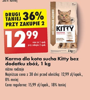 Karma dla kota z wołowina Kitty excellence promocja