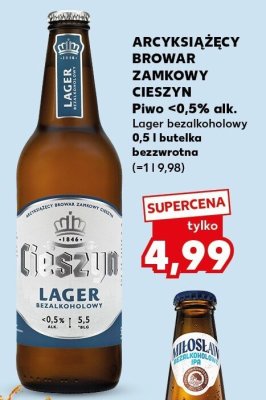 Piwo <0,5% alk. bezalkoholowe IPA promocja w Kaufland