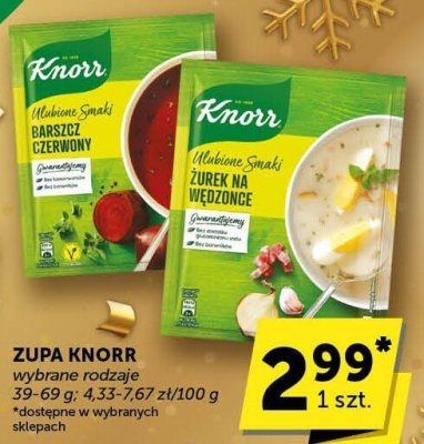 Zupa Knorr wybrane rodzaje promocja w Euro Sklep