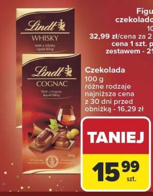 Czekolada Lindt promocja w Carrefour