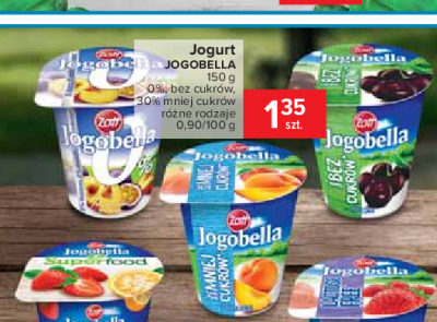 Jogurt brzoskwinia-marakuja Zott jogobella 0 % promocja