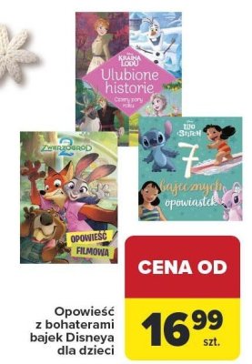 Opowieść z bohaterami bajek Disneya dla dzieci promocja w Carrefour