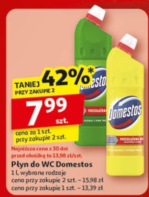 Płyn do WC Domestos promocja w Auchan