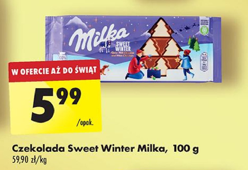 Czekolada Milka sweet promocja w Biedronka