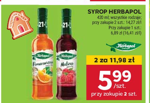 Syrop pomarańczowy Herbapol promocja