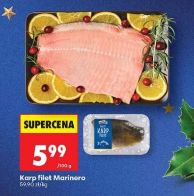 Karp filet Marinero promocja w Biedronka