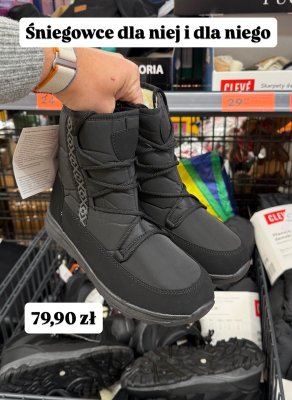 Śniegowce damskie / męskie promocja w Biedronka
