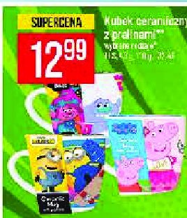 Kubek ceramiczny z pralinami 艣winka peppa promocja