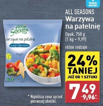 Warzywa na patelnie All seasons promocja