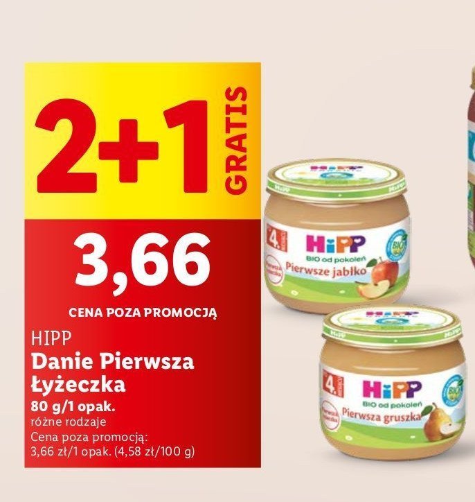 Pierwsza gruszka Hipp bio promocja