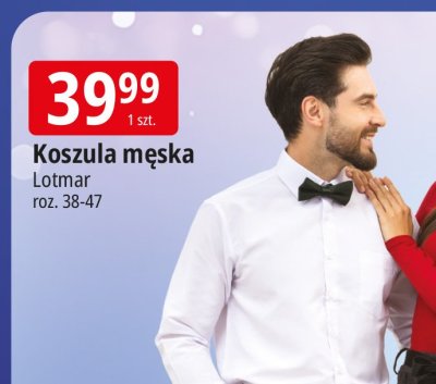 Koszula męska Lotmar promocja w Leclerc