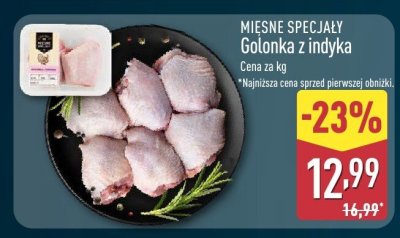 Golonka z indyka promocja w Aldi